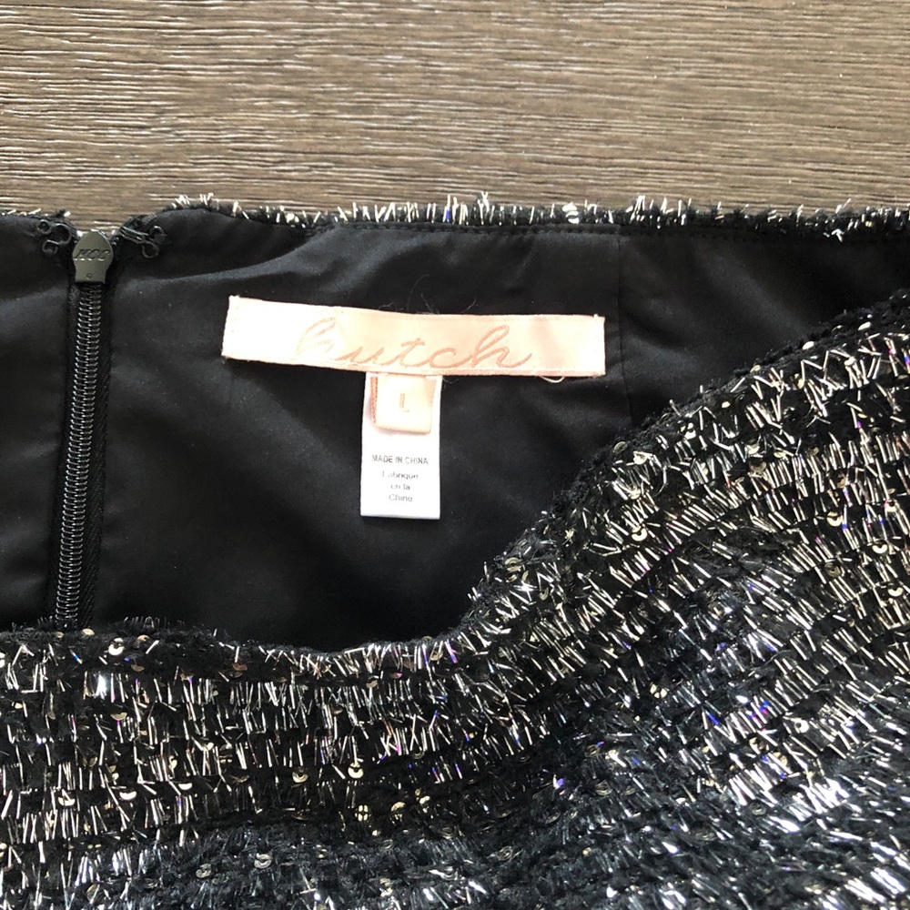 Women’s Anthropologie Hutch Metallic Skirt L - Picture 4 of 9